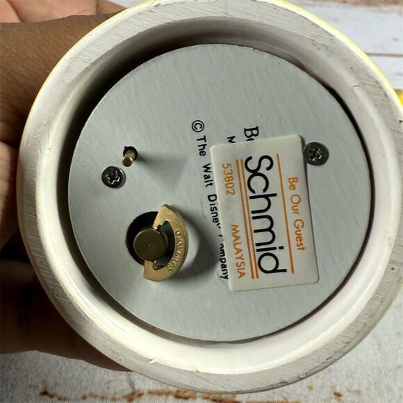 Disney Beauty and the Beast Chip Teacup Ceramic Music Box - Picture 5 of 5